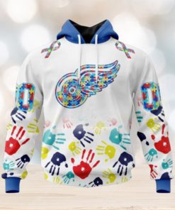 Detroit Red Wings Hoodie Special Autism Awareness Design Hoodie