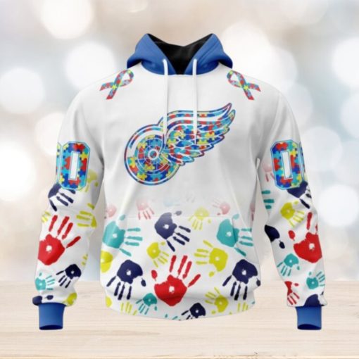 Detroit Red Wings Hoodie Special Autism Awareness Design Hoodie
