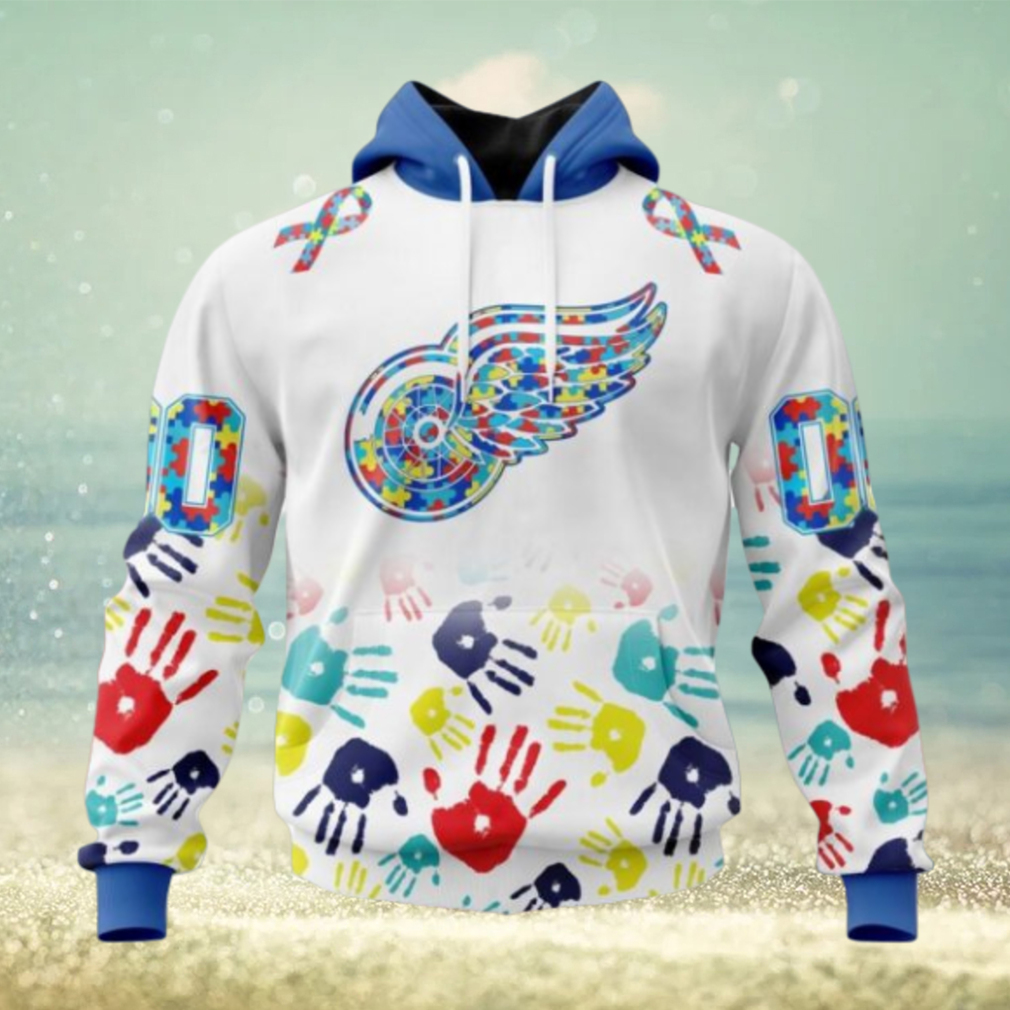 Detroit Red Wings Hoodie Special Autism Awareness Design Hoodie Detroit Red Wings Hoodie Special Autism Awareness Design Hoodie