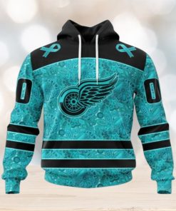 Detroit Red Wings Hoodie Special Design Fight Ovarian Cancer Hoodie
