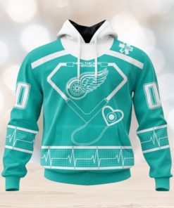 Detroit Red Wings Hoodie Special Design Honoring Healthcare Heroes Hoodie