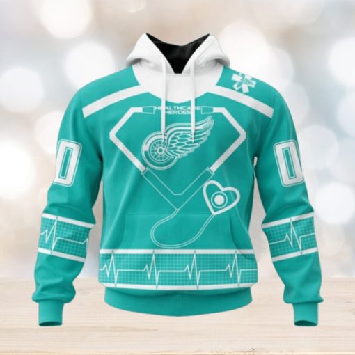 Detroit Red Wings Hoodie Special Design Honoring Healthcare Heroes Hoodie