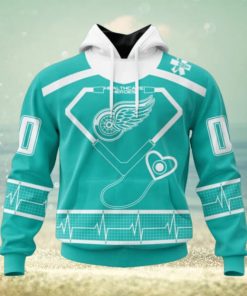 Detroit Red Wings Hoodie Special Design Honoring Healthcare Heroes Hoodie