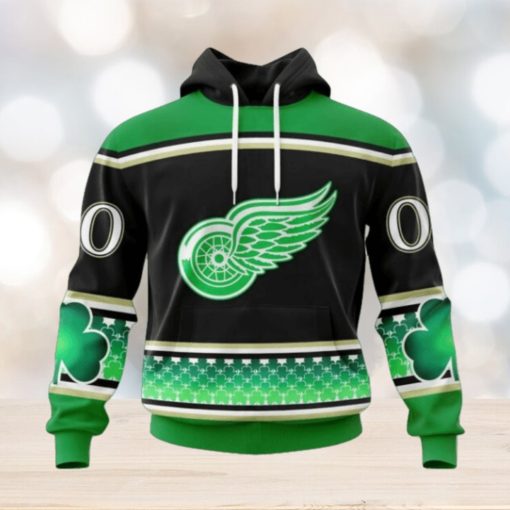 Detroit Red Wings Hoodie Specialized Unisex Kits Hockey Celebrate St Patrick’s Day Hoodie