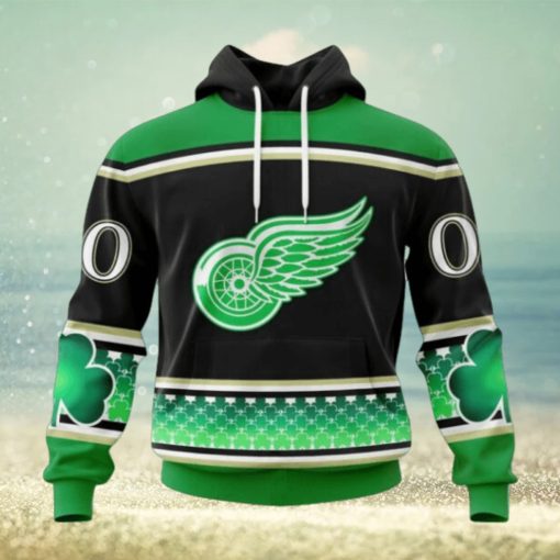 Detroit Red Wings Hoodie Specialized Unisex Kits Hockey Celebrate St Patrick’s Day Hoodie