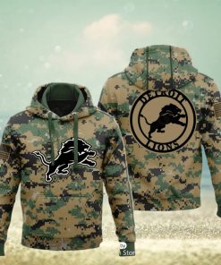 Detroit Salute To Service Veterans Day Army Hoodie 3D