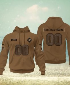 Detroit Salute To Service Veterans Day Grey Hoodie 3D