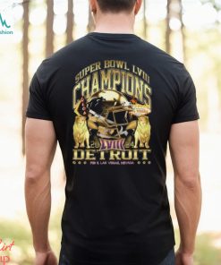 Detroit Super Bowl Champions 2024 'Gold Rush Vintage' Kids T Shirt