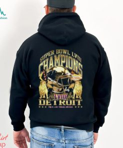Detroit Super Bowl Champions 2024 'Gold Rush Vintage' Kids T Shirt