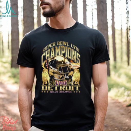 Detroit Super Bowl Champions 2024 ‘Gold Rush Vintage’ Kids T Shirt