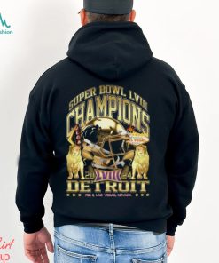 Detroit Super Bowl Champions 2024 'Gold Rush Vintage'T Shirt