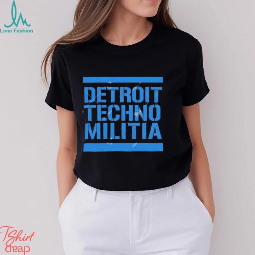 Detroit Techno Militia Blue Logo 2024 Shirt