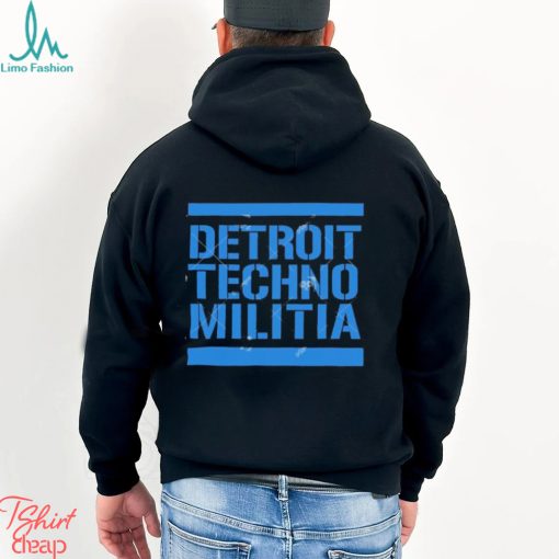 Detroit Techno Militia Blue Logo 2024 Shirt