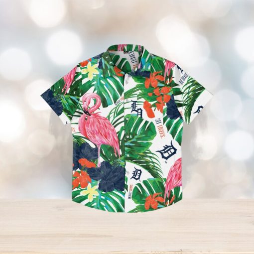 Detroit Tigers Flamingo Hawaiian Shirt