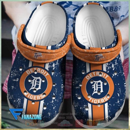 Detroit Tigers MLB Sport Crocs Clogs Shoes Comfortable