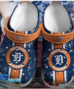 Detroit Tigers MLB Sport Crocs Clogs Shoes Comfortable