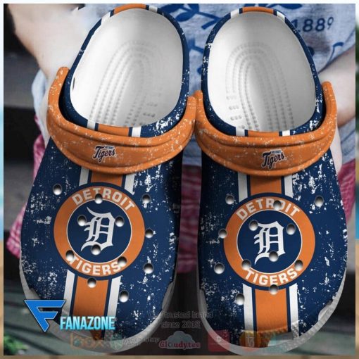 Detroit Tigers MLB Sport Crocs Clogs Shoes Comfortable