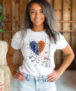 Detroit Tigers Tiny Heart Shape 2024 Shirt