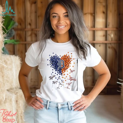 Detroit Tigers Tiny Heart Shape 2024 Shirt