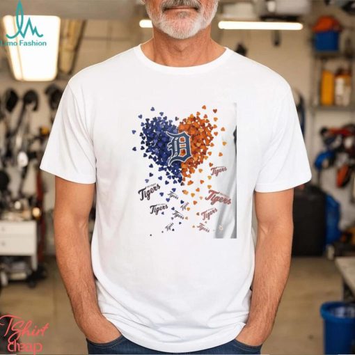 Detroit Tigers Tiny Heart Shape 2024 Shirt