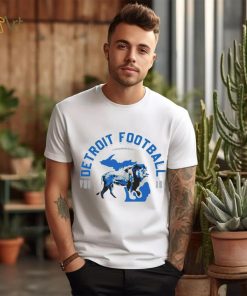 Detroit football Lions map shirt