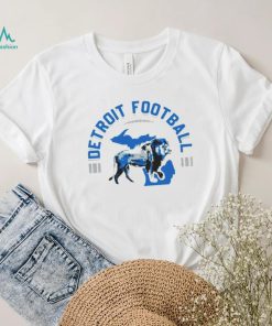 Detroit football Lions map shirt