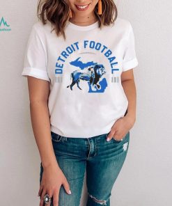 Detroit football Lions map shirt