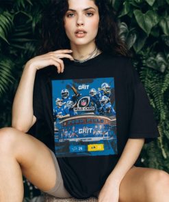 Detroit lions all grit nfl wild card 24 23 la rams shirt