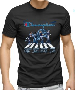 Detroit lions champions team abbey road david montgomery and jahmyr gibbs and lex anzalone and jared goff shirt