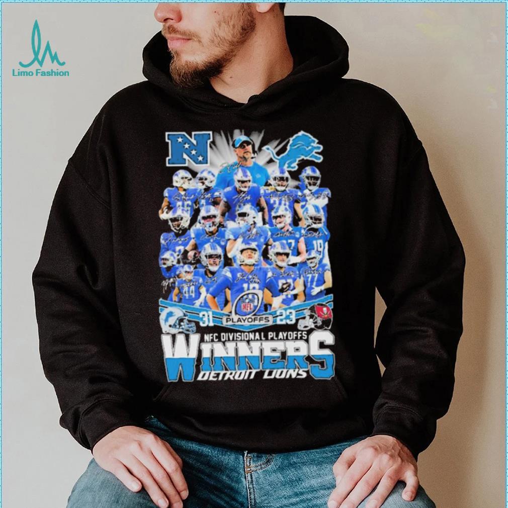 Detroit lions team player champions nfc divisional playoffs winners shirt Detroit lions team player champions nfc divisional playoffs winners shirt