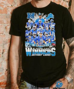 Detroit lions team player champions nfc divisional playoffs winners shirt, hoodie, sweater, long sleeve and tank top Detroit lions team player champions nfc divisional playoffs winners shirt
