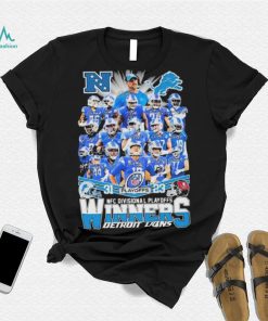 Detroit lions team player champions nfc divisional playoffs winners shirt, hoodie, sweater, long sleeve and tank top Detroit lions team player champions nfc divisional playoffs winners shirt
