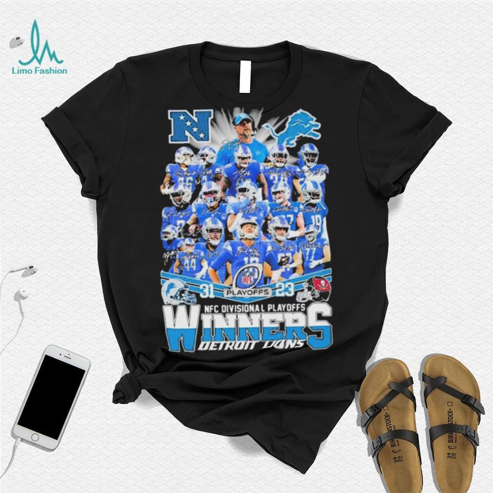 Detroit lions team player champions nfc divisional playoffs winners shirt Detroit lions team player champions nfc divisional playoffs winners shirt