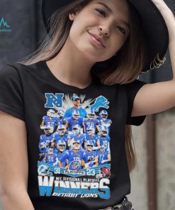 Detroit lions team player champions nfc divisional playoffs winners shirt, hoodie, sweater, long sleeve and tank top Detroit lions team player champions nfc divisional playoffs winners shirt