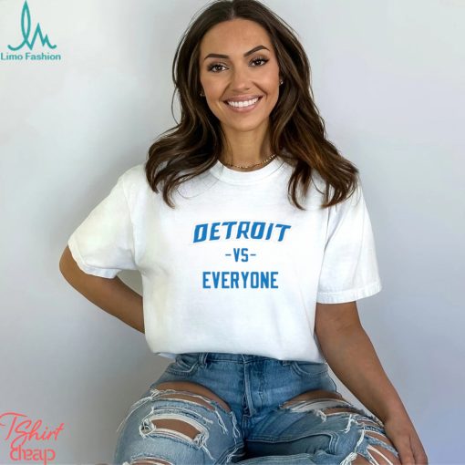 Detroit vs everyone Lions football shirt