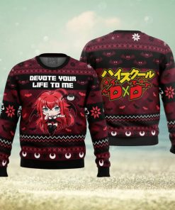 Devote Your Life To Me High School DxD Ugly Christmas Sweater