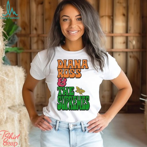 Diana Ross And The Supremes Stacked Butterfly t shirt