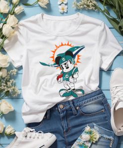 Disney Mickey mouse MiamI dolphins shirt