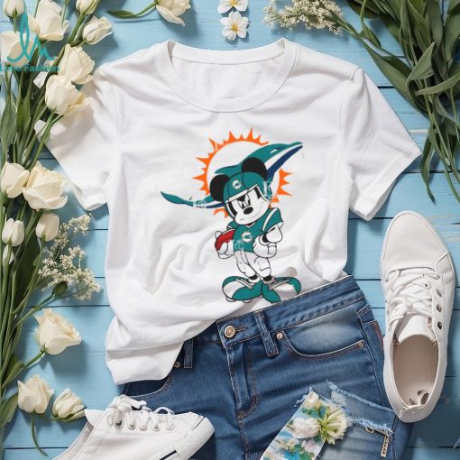 Disney Mickey mouse MiamI dolphins shirt