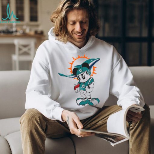 Disney Mickey mouse MiamI dolphins shirt