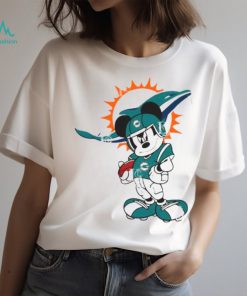 Disney Mickey mouse MiamI dolphins shirt