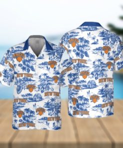 Distinctive New York Knicks Hawaiian Shirt Design