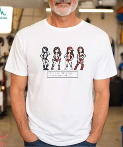 Divas Elite Four Want To Battle Shirt
