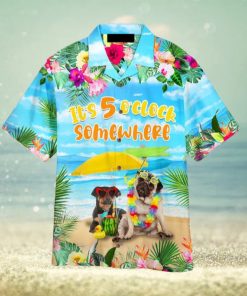 Dog Beach It’s Always 5 O’clock Somewhere Hawaiian Shirt Aloha For Men And Women