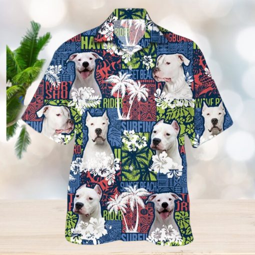 Dogo Argentino Hawaiian Shirt Dog Aloha Shirt For Men Women Beach