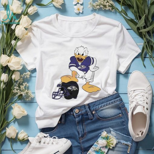Donald Duck Baltimore Ravens Helmet 2024 shirt