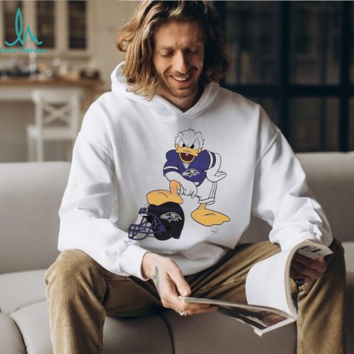 Donald Duck Baltimore Ravens Helmet 2024 shirt