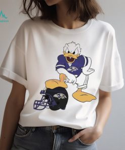 Donald Duck Baltimore Ravens Helmet 2024 shirt