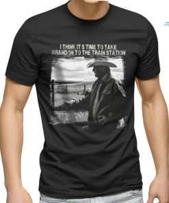 Donald Trump It's Time To Take Brandon To The Train Station 2D T SHIRT