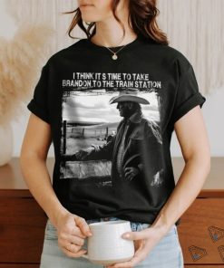 Donald Trump It's Time To Take Brandon To The Train Station 2D T SHIRT